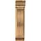 Ekena Millwork Funston Traditional Rough Sawn Bracket w/ Offset Brace, Western Red Cedar, 6"W x 14"D x 26"H BKT0604X14X26FST01RWR - alternate 4